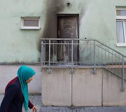 Sprogimai Dresdene prie mečetės ir kongresų centro