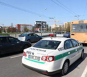 Autobusas ir &bdquo;Ford Focus&ldquo; susidūrė Pedagoginio žiede