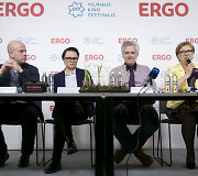 Spaudos konferencijos akimirka