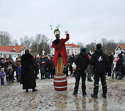 Ledo skulptūrų ir &scaron;viesų festivalis &bdquo;Pasaka&ldquo; / Pakruojo dvaro teritorija / Lauros Ke&scaron;ytės nuotr.