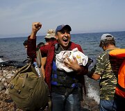 Migrantai pasiekę Graikijos salas