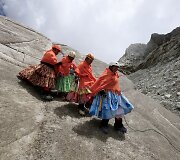 Bolivietės alpinistės