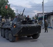 Kumanovo miestas po pasibaigusios operacijos prie&scaron; numanomą ginkluotą albanų grupuotę