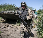 Ukrainos kariai Marjinkoje