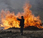 Afganistane deginami sulaikyti narkotikai