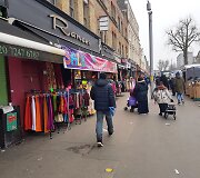 Musulmonų gausiai apgyvendintas Londono Vaitčapelio rajonas