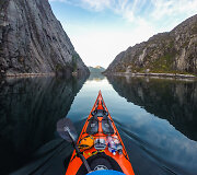 Kelionė baidare po Norvegijos fjordus