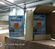 Suklastoti &bdquo;Aptamil&ldquo; mi&scaron;iniai kūdikiams 