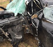 Skaudi avarija Kaune: &bdquo;Maserati&ldquo; rėžėsi į medį