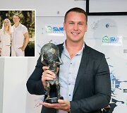 Jevgenijus &Scaron;uklinas su &scaron;irdies drauge Jolanta