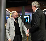 Vytautas Landsbergis ir Sergejus Loznica. Dokumentinio filmo &bdquo;Mr. Landsbergis. Sugriauti blogio imperiją&ldquo; premjera