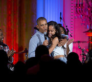 Barackas Obama su dukra Malia