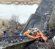 Sugriuvęs tiltas Kaliningrade