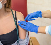 Vilniaus miesto klinikinės ligoninės medikų vakcinacija nuo COVID-19