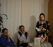 Giorgis &Scaron;onija, Nika La&scaron;chija, Greta Ambrazaitė