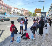 Lisabonoje dingo elektra