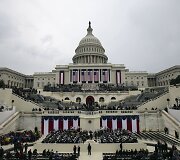 Žmonės renkasi į Donaldo Trumpo inauguraciją  Va&scaron;ingtone