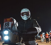 Arūnas Gelažninkas pirmą maratono Dakare dieną