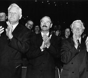 Marijos Gimbutienės apsilankymas Vytauto Didžiojo universitete 1993-aisiais
