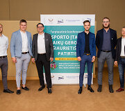 Konferencijos &bdquo;Sporto įtaka vaikų gerovei. &Scaron;iaurieti&scaron;ka patirtis&ldquo; akimirka