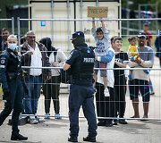 Migrantai Druskininkų užkardoje