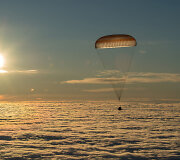 I&scaron; TKS sėkmingai grįžo rusų kosmonautas ir du JAV astronautai