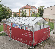 Nelegalus &bdquo;&scaron;iltnamis&ldquo; Vilniaus Bazilijonų skvere