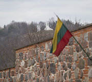 Vilniaus senamiestis Verbų sekmadienio rytą