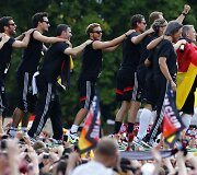 Vokietijos futbolo rinktinės sutiktuvės Berlyne