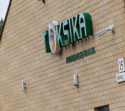 Gaisras įmonės "Toksika" teritorijoje 