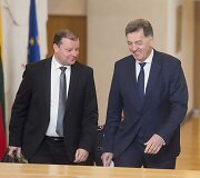 Saulius Skvernelis ir Algirdas Butkevičius