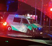 Eismo įvykis Vilniuje &ndash; sankryžoje vairuotojas nepraleido policijos pareigūnų