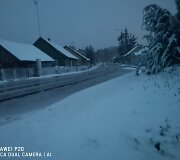 Vilkavi&scaron;kio rajone Vi&scaron;tyčio miestelyje oras primena žiemą