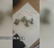 Pas nepilnamečius aptikti narkotikai.
