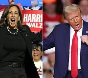 Kamala Harris ir Donaldas Trumpas