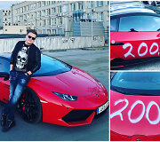 Pauliaus Ar&scaron;ausko vandalų nuniokotas automobilis