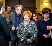 Į &Scaron;v. Kotryną renkasi garbingi svečiai. LŽB pirmininkė Faina Kukliansky