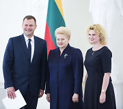 Mindaugas Bilius ir Dalia Grybauskaitė