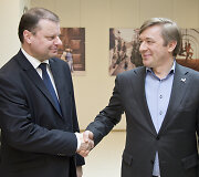 Saulius Skvernelis ir Ramūnas Karbauskis