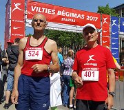 Stasys Laniauskas ir Zigmantas Rimkus &bdquo;Vilties bėgime&ldquo;