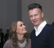 Jurgita Jurkutė su vyru Ryčiu