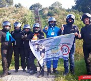 &bdquo;Mototurizmo ralis&ldquo;: motociklininkai ant Mai&scaron;iagalos piliakalnio