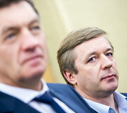 Algirdas Butkevičius ir Ramūnas Karbauskis 