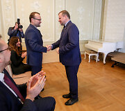 Mindaugas Kvietkauskas ir Saulius Skvernelis