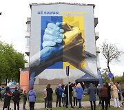 Ukrainą remiantis pie&scaron;inys &Scaron;iauliuose &bdquo;Už Savus! Už Ukrainą!&ldquo;