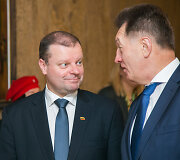 Saulius Skvernelis ir Algridas Butkevičius
