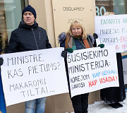 Vievio gyventojų piketas