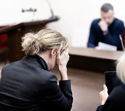 Teismo posėdis dėl nužudymo Žvėryne