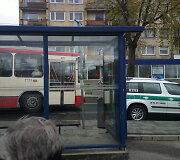 Įvykis stotelėje, Žvėryne (Vilnius).