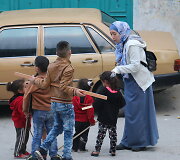 Projekto su Palestinos paaugliais dalyviai Betliejuje
